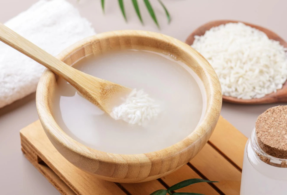 how to make rice water for face
